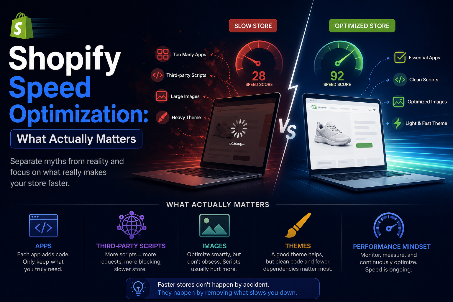 Shopify Speed Optimization: What Actually Moves the Needle (And What Doesn't)